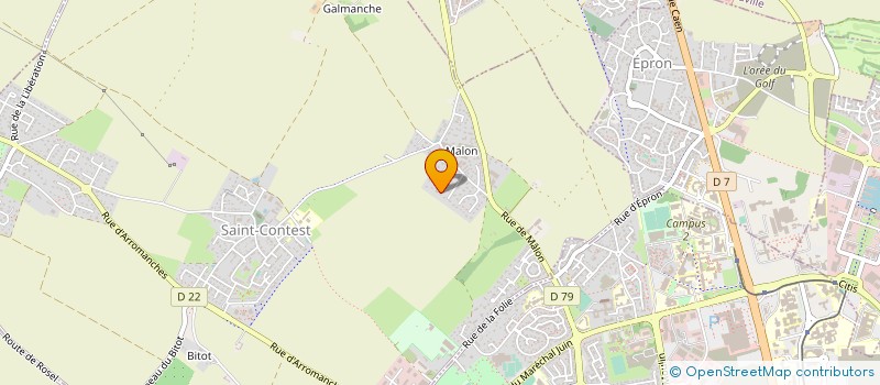 localisation de l'entreprise HPJ  SAINT-CONTEST