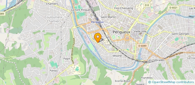 localisation de l'entreprise HPJ  PERIGUEUX