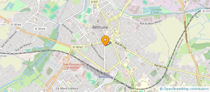 localisation de l'entreprise HPJ BRUAY  BETHUNE