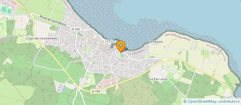 localisation de l'entreprise HPJ LA FLOTTE  LA FLOTTE