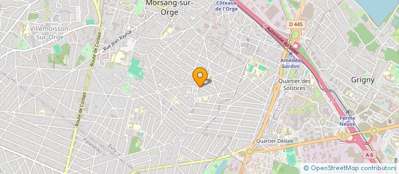 localisation de l'entreprise HPKS à MORSANG-SUR-ORGE