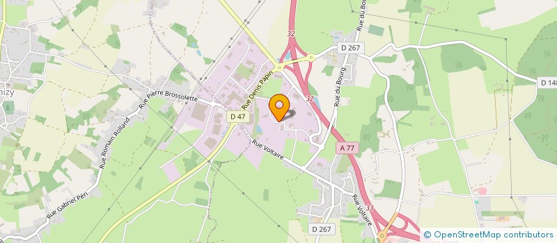 localisation de l'entreprise HPL à VARENNES-VAUZELLES