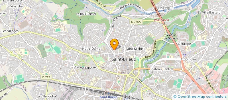localisation de l'entreprise HPL à SAINT-BRIEUC
