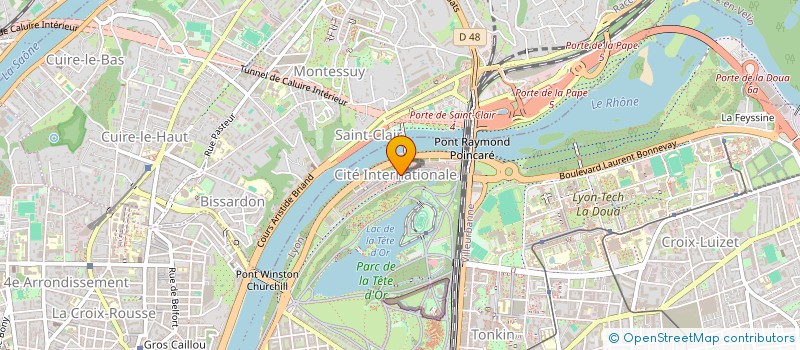 localisation de l'entreprise HPL CALMETTE  LYON