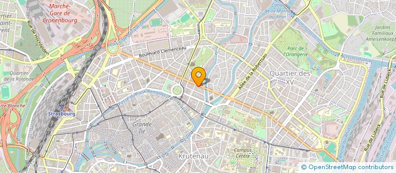 localisation de l'entreprise HPL FINANCES  STRASBOURG