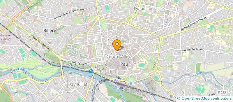 localisation de l'entreprise HPL7 à PAU