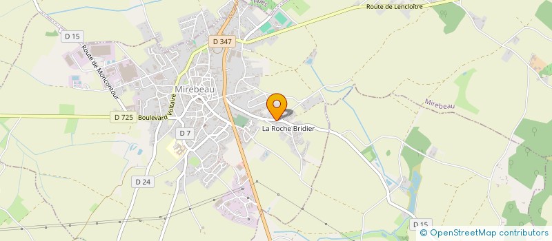 localisation de l'entreprise HPLE  MIREBEAU