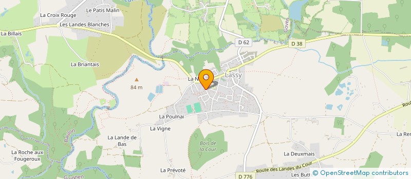 localisation de l'entreprise HPLL  LASSY