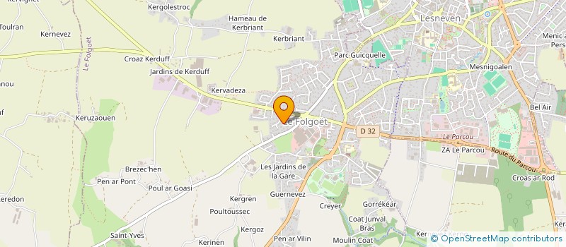 localisation de l'entreprise HPLM  KERNILIS