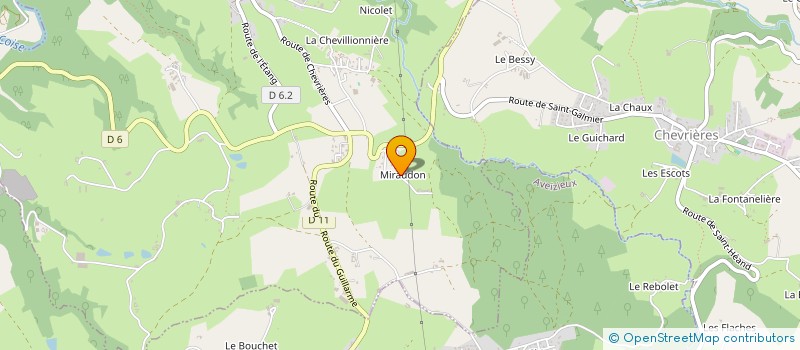 localisation de l'entreprise HPLOMBERIE-CHAUFFAGE  SAINT-MEDARD-EN-FOREZ