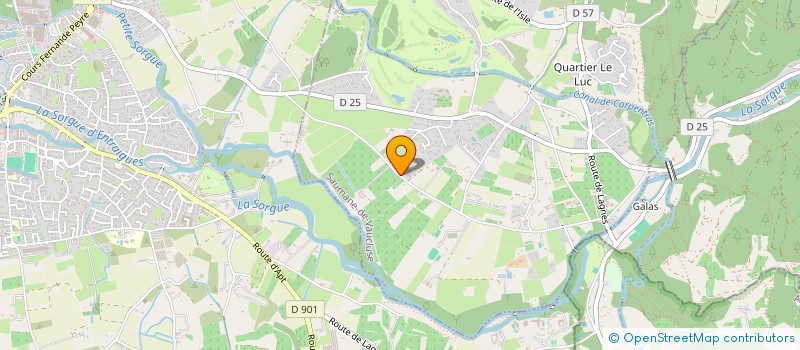 localisation de l'entreprise HPM à SAUMANE-DE-VAUCLUSE