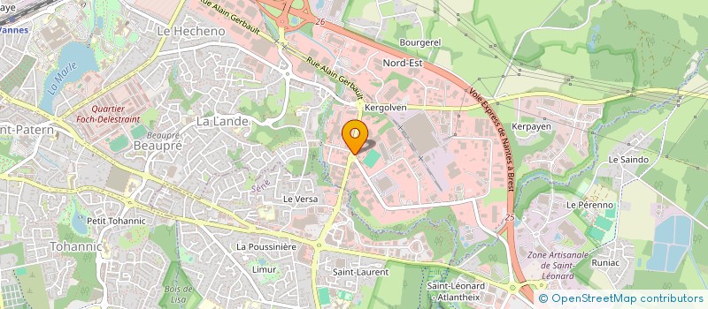 localisation de l'entreprise HPM  VANNES