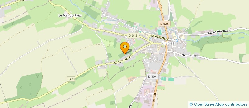 localisation de l'entreprise HPM ENERGIES  FRUGES