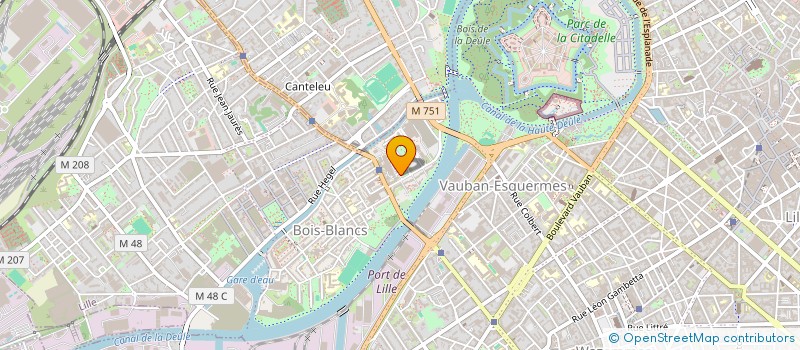 localisation de l'entreprise HPM NORD à LILLE