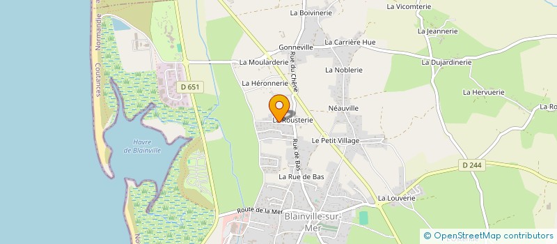 localisation de l'entreprise HPM WILLIAM HARVEY  BLAINVILLE-SUR-MER