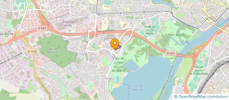 localisation de l'entreprise HPMS à BEAUCOUZE