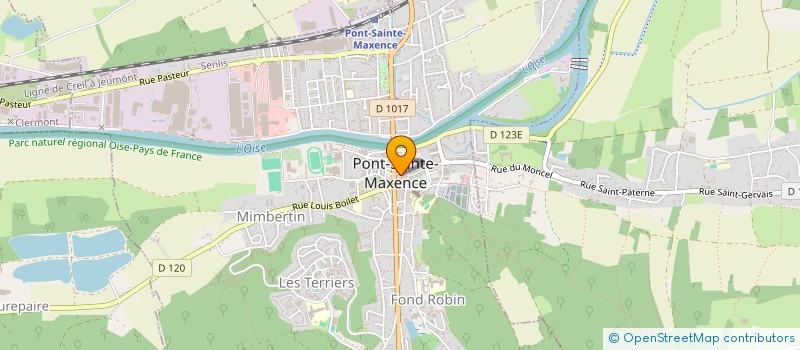 localisation de l'entreprise HPN DISTRIBUTION à PONT-SAINTE-MAXENCE