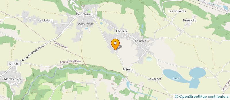 localisation de l'entreprise HPN IMMOBILIER à SAINT-SAVIN
