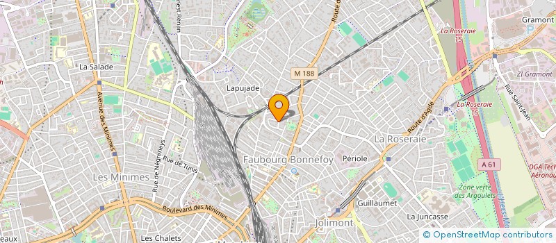 localisation de l'entreprise HPP 5 à TOULOUSE
