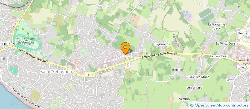 localisation de l'entreprise HPP IMMO  PORNICHET