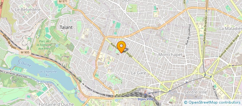 localisation de l'entreprise HPP SAS  DIJON