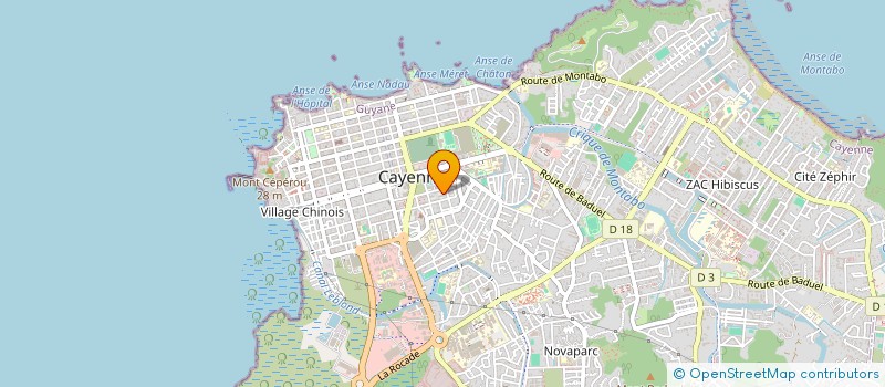 localisation de l'entreprise HPPG SASU  CAYENNE