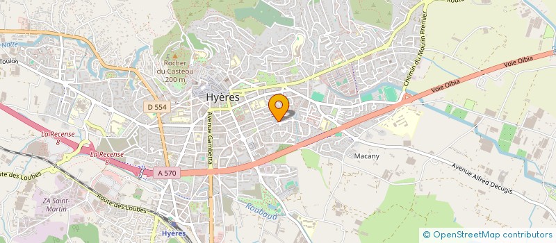 localisation de l'entreprise HPPRV à HYERES