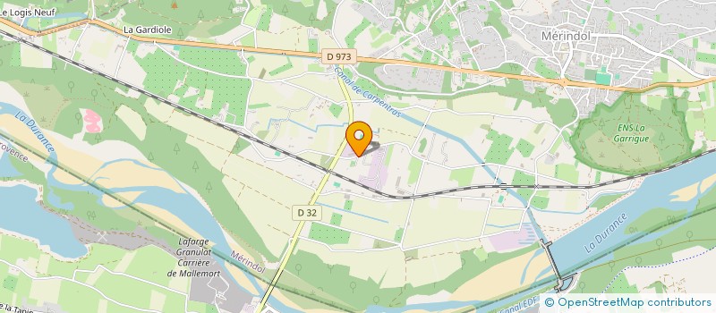 localisation de l'entreprise HPR  MERINDOL