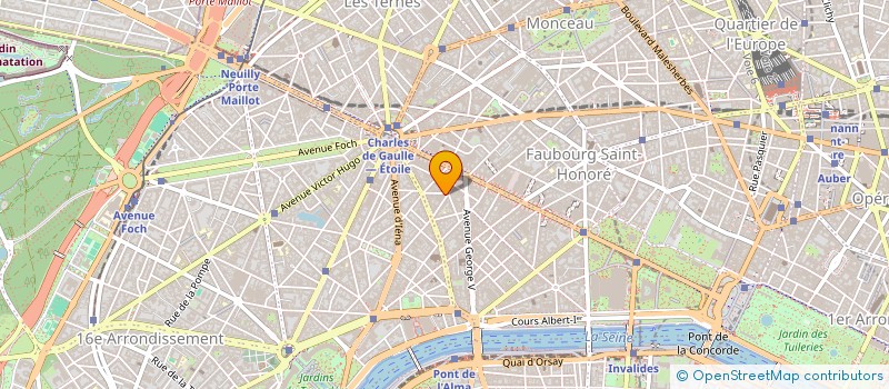 localisation de l'entreprise HPREF GRANDE ARCHE INVESTMENTS SCI  PARIS