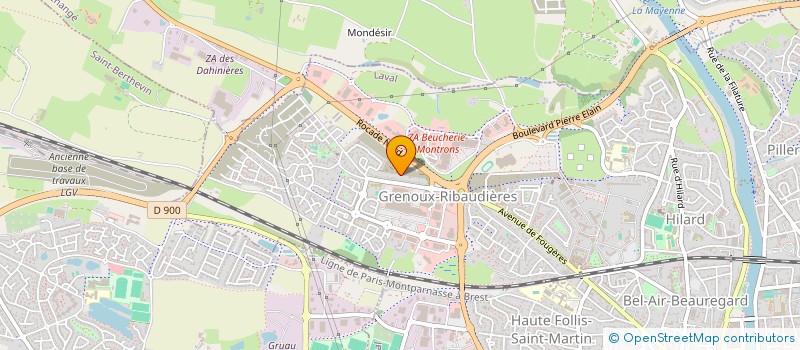 localisation de l'entreprise HPRL à LAVAL
