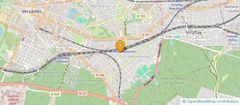 localisation de l'entreprise HPRL  VERSAILLES