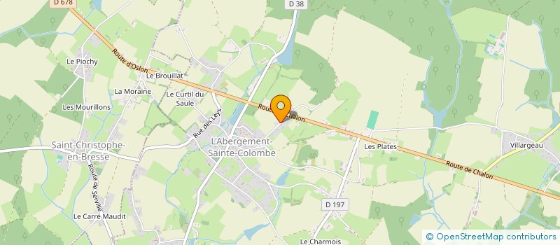 localisation de l'entreprise HPS DISTRIBUTION  L'ABERGEMENT-SAINTE-COLOMBE