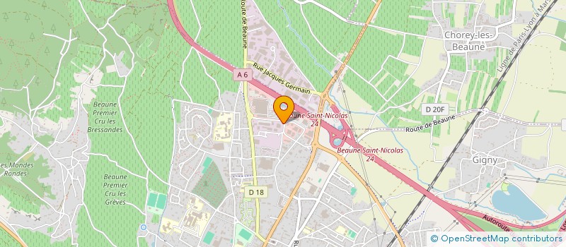 localisation de l'entreprise HPS WASH à BEAUNE