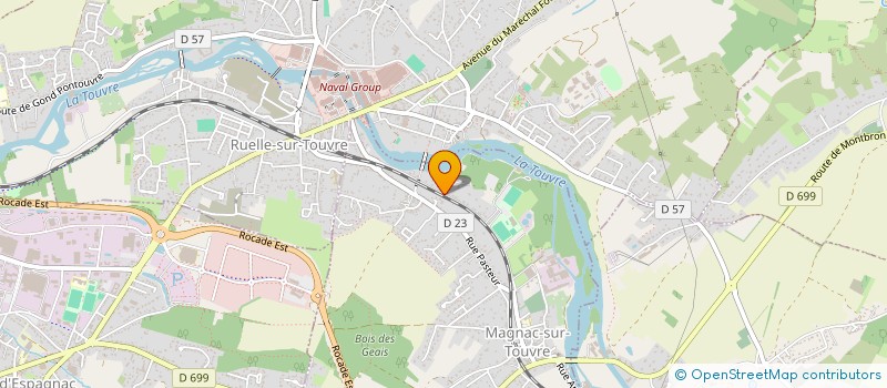 localisation de l'entreprise HPT  L'ISLE-D'ESPAGNAC