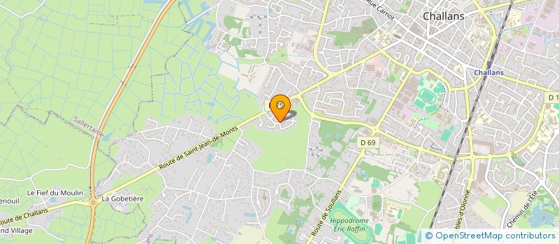localisation de l'entreprise HPT INVEST à BERGERAC
