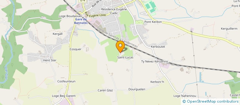 localisation de l'entreprise HPTL INVEST  BANNALEC