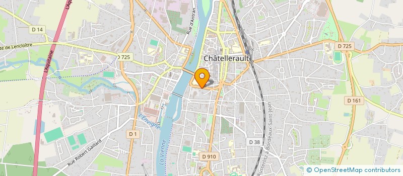 localisation de l'entreprise HPV à CHATELLERAULT