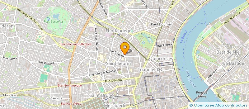 localisation de l'entreprise HPV  BORDEAUX