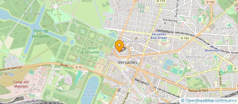localisation de l'entreprise HQ-BAGGIO à VERSAILLES