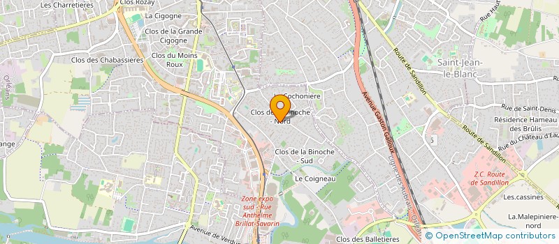 localisation de l'entreprise HQ CONSEIL  ORLEANS