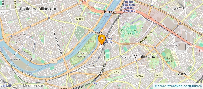 localisation de l'entreprise HQ DEMENAGEMENT à ISSY-LES-MOULINEAUX