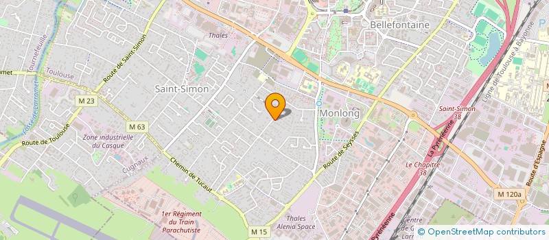 localisation de l'entreprise HQ IMMO à TOULOUSE