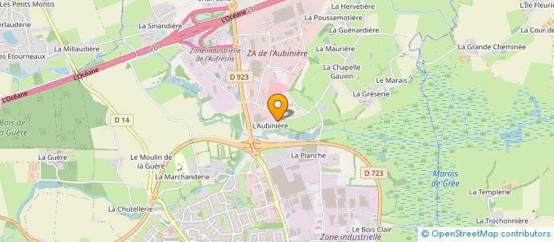localisation de l'entreprise HQE3 à ANCENIS-SAINT-GEREON