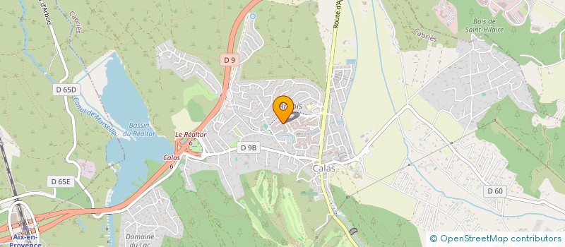 localisation de l'entreprise HQF DEVELOPMENT (HIGH QUALITY FOUNDATIONS DEVELOPMENT)  CABRIES