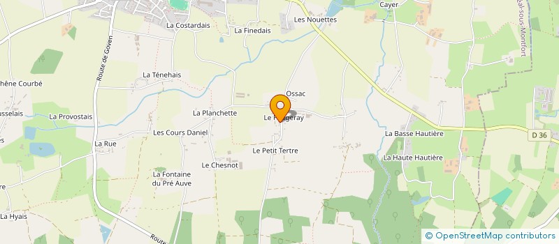 localisation de l'entreprise HQI  BREAL-SOUS-MONTFORT