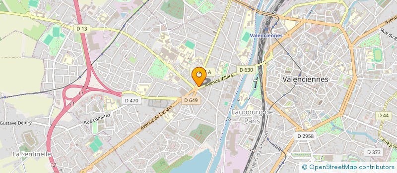 localisation de l'entreprise HQI  VALENCIENNES