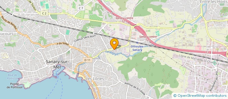 localisation de l'entreprise HQS EXPERT à SANARY-SUR-MER