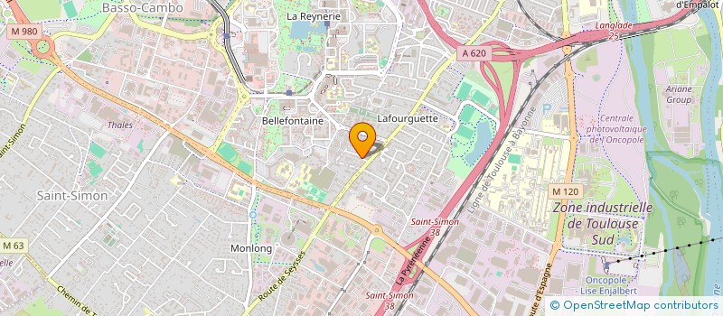 localisation de l'entreprise HR 31  TOULOUSE