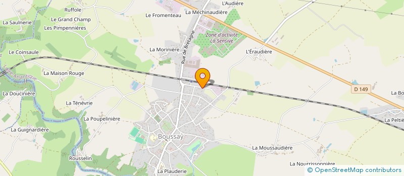 localisation de l'entreprise HR 44  BOUSSAY