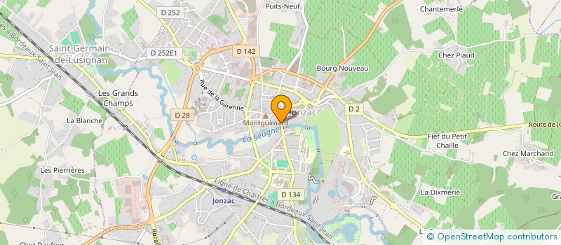 localisation de l'entreprise HR à JONZAC
